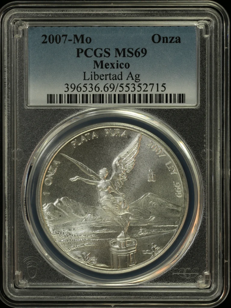 Modern Silver & Minors Onza 2007 Mo PCGS MS69 0164233