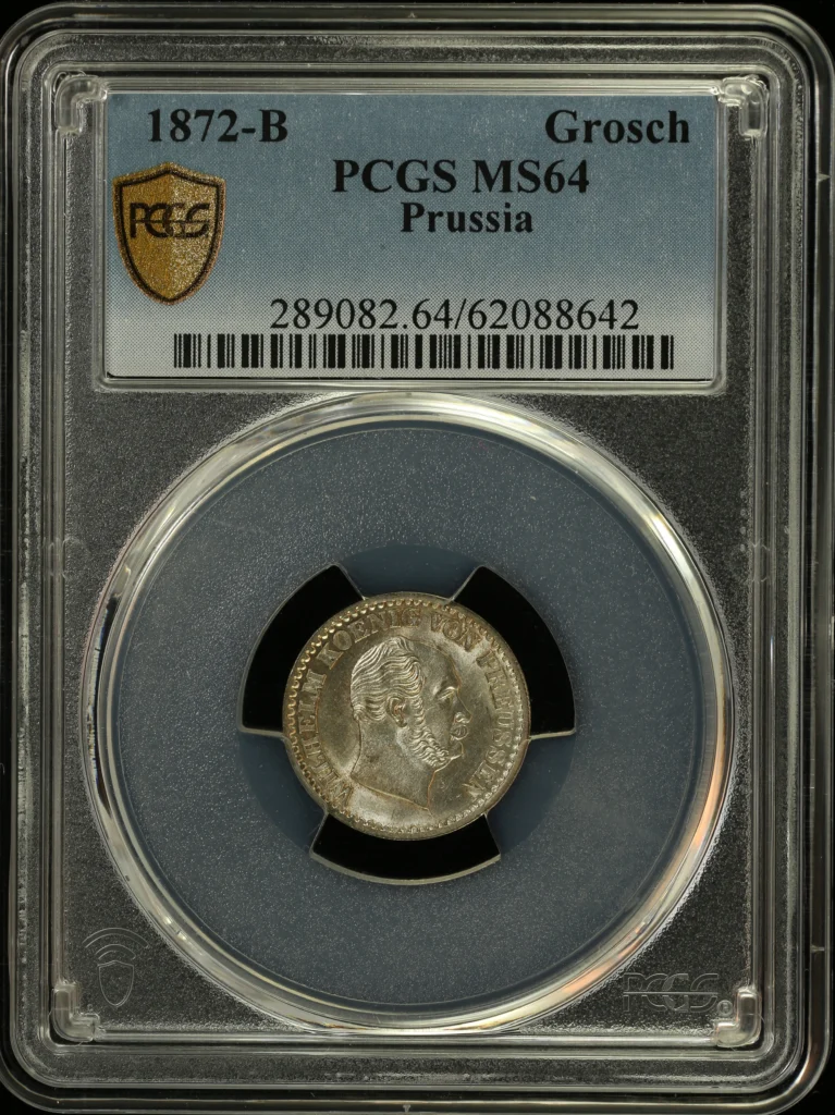 Europe Germany World Coins Germany Groschen 1872 B PCGS MS64 0164194 Germany Groschen 1872 B PCGS MS64 0164194