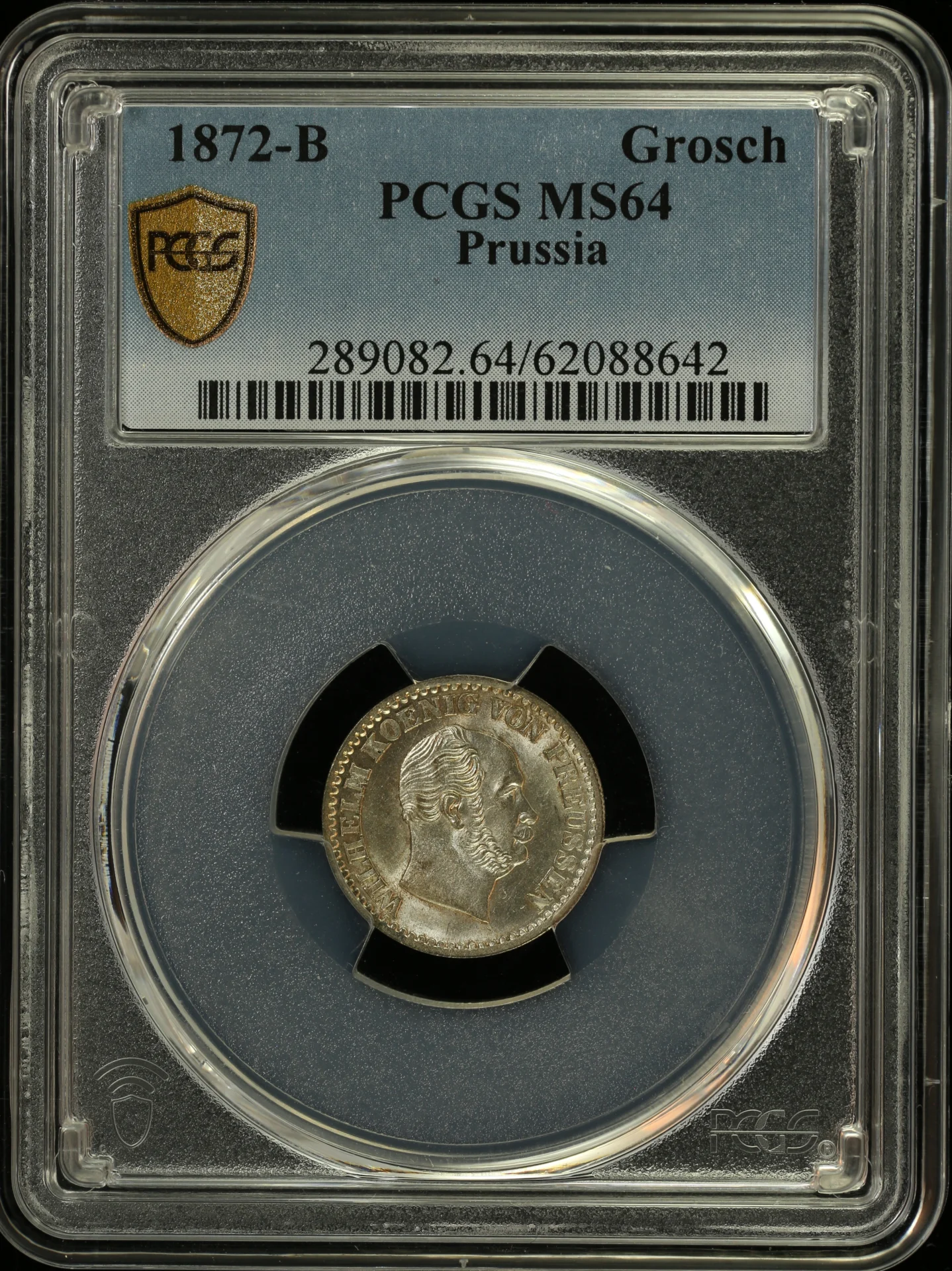 Europe Germany World Coins Germany Groschen 1872 B PCGS MS64 0164194 Germany Groschen 1872 B PCGS MS64 0164194Germany Groschen 1872 B PCGS MS64 0164194