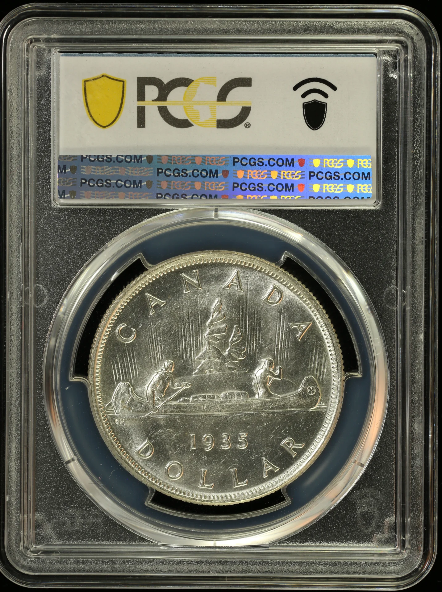 Canada North America World Coins Canada Dollar 1935 PCGS MS62 0164244 Canada Dollar 1935 PCGS MS62 0164244Canada Dollar 1935 PCGS MS62 0164244 - Image 2