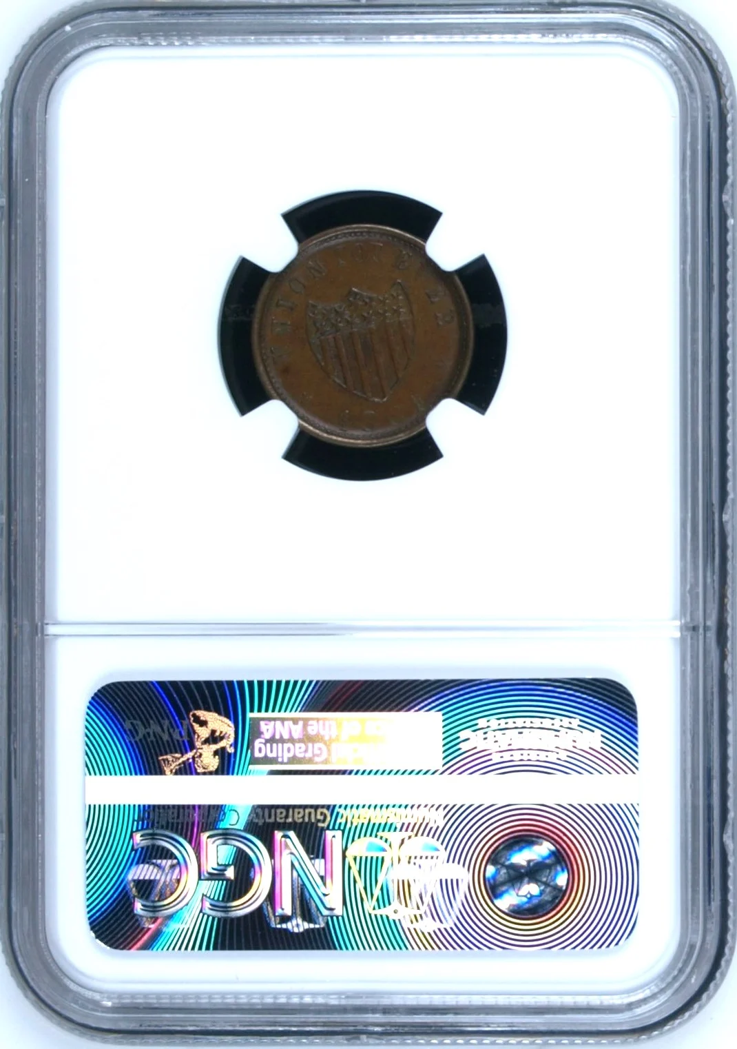 North America United States World Coins United States Civil War Token 1864 F-51/342a NGC MS63BN 0164863 United States Civil War Token 1864 F-51/342a NGC MS63BN 0164863United States Civil War Token 1864 F-51/342a NGC MS63BN 0164863 - Image 2