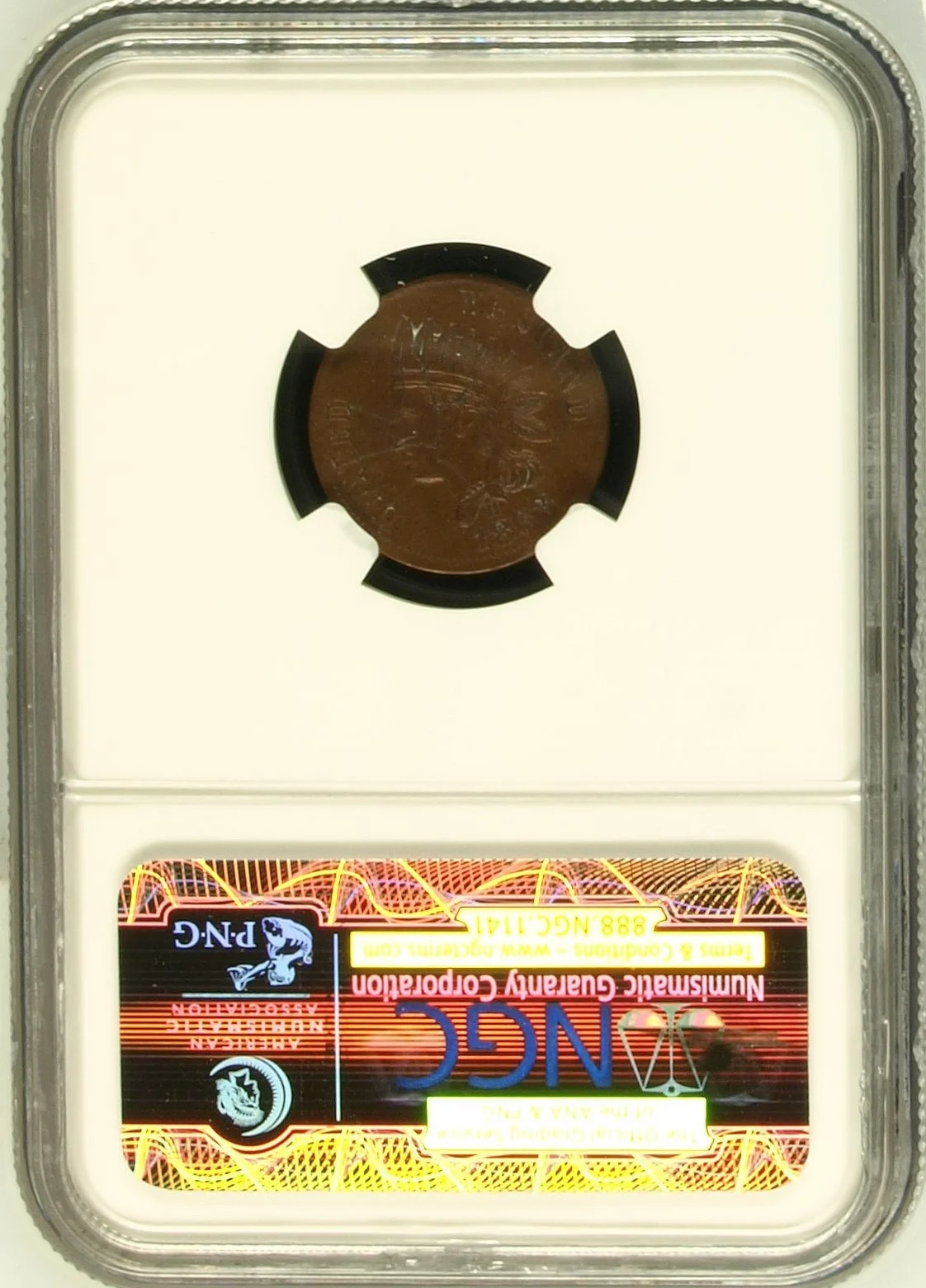 North America United States World Coins United States Civil War Token 1863 F-630M-9A NGC MS63BN 0164867 United States Civil War Token 1863 F-630M-9A NGC MS63BN 0164867United States Civil War Token 1863 F-630M-9A NGC MS63BN 0164867 - Image 2