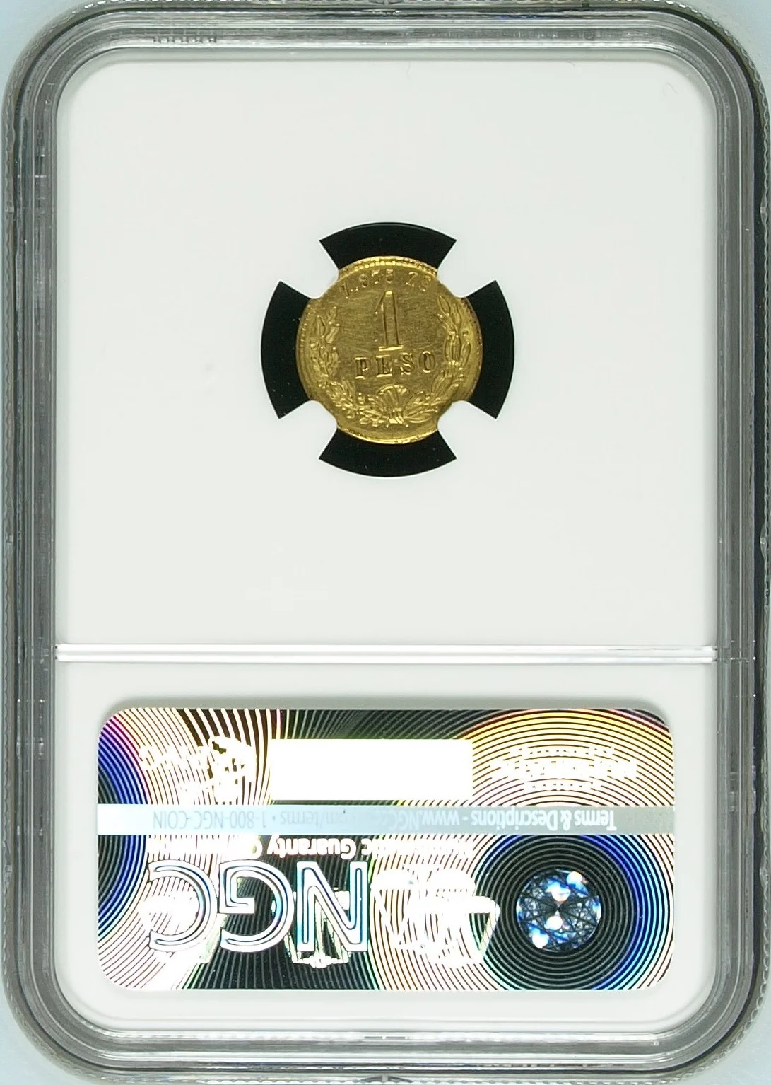Mexican Coins Republic Gold Republic Gold Peso 1889 Zs S NGC MS62 0164933 Republic Gold Peso 1889 Zs S NGC MS62 0164933Republic Gold Peso 1889 Zs S NGC MS62 0164933 - Image 2