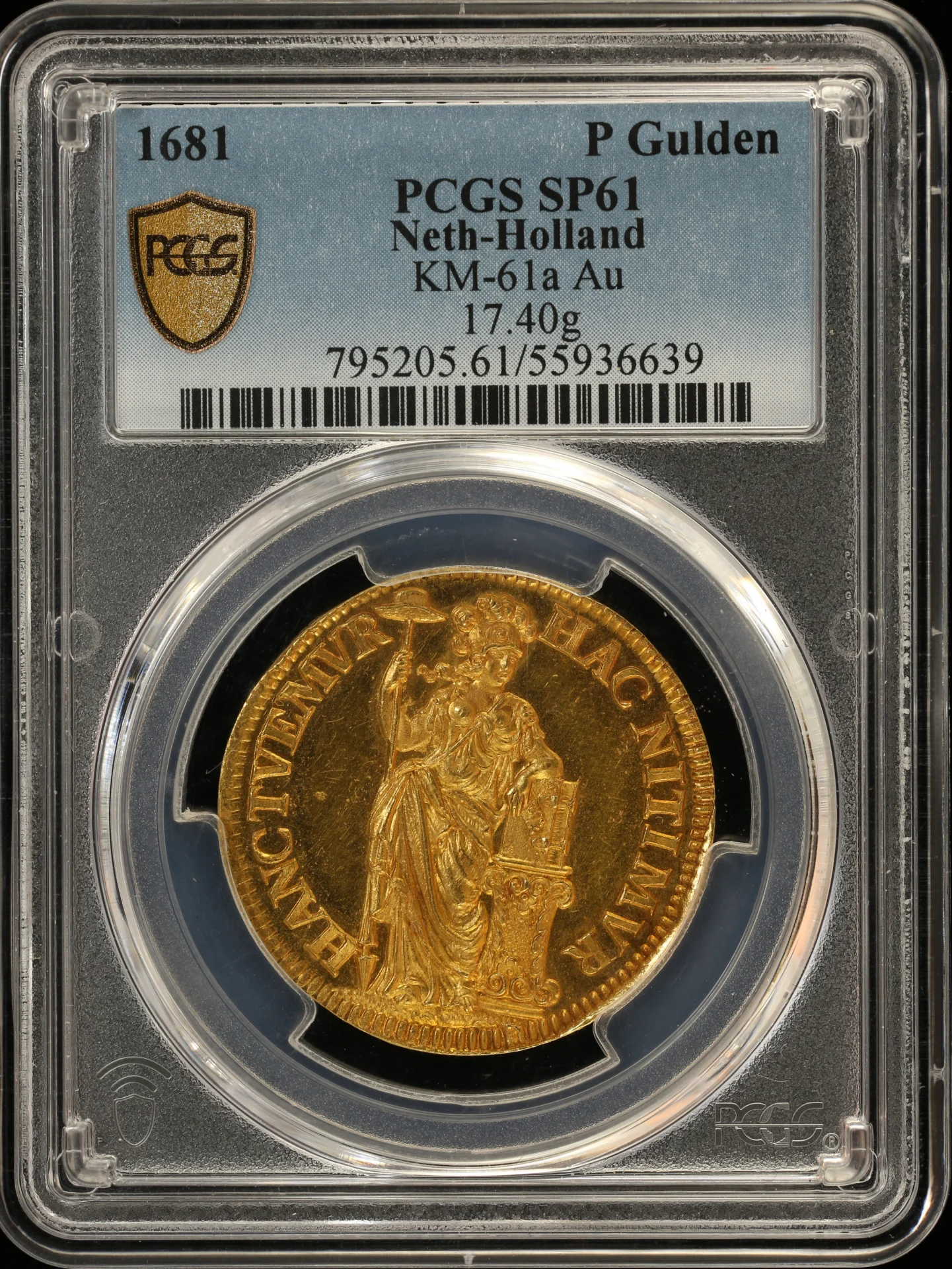 Europe Netherlands World Coins Netherlands Gulden 1681 Holland KM-61a PCGS SP61 0164421 Netherlands Gulden 1681 Holland KM-61a PCGS SP61 0164421