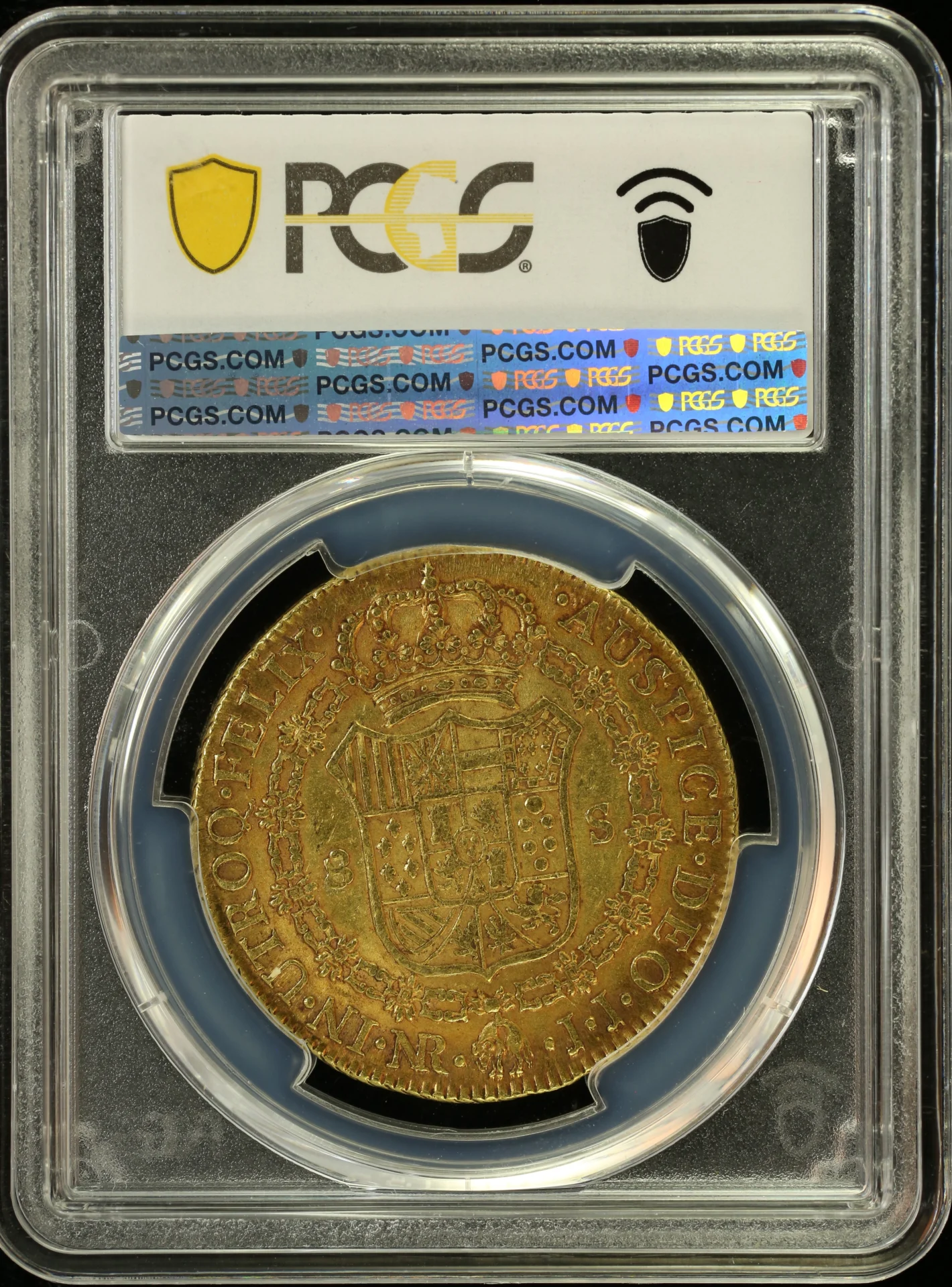 Colombia Latin American Coins Colombia 8 Escudos 1802 Nr JJ Calico-1770 PCGS AU58 0164897 Colombia 8 Escudos 1802 Nr JJ Calico-1770 PCGS AU58 0164897Colombia 8 Escudos 1802 Nr JJ Calico-1770 PCGS AU58 0164897 - Image 2