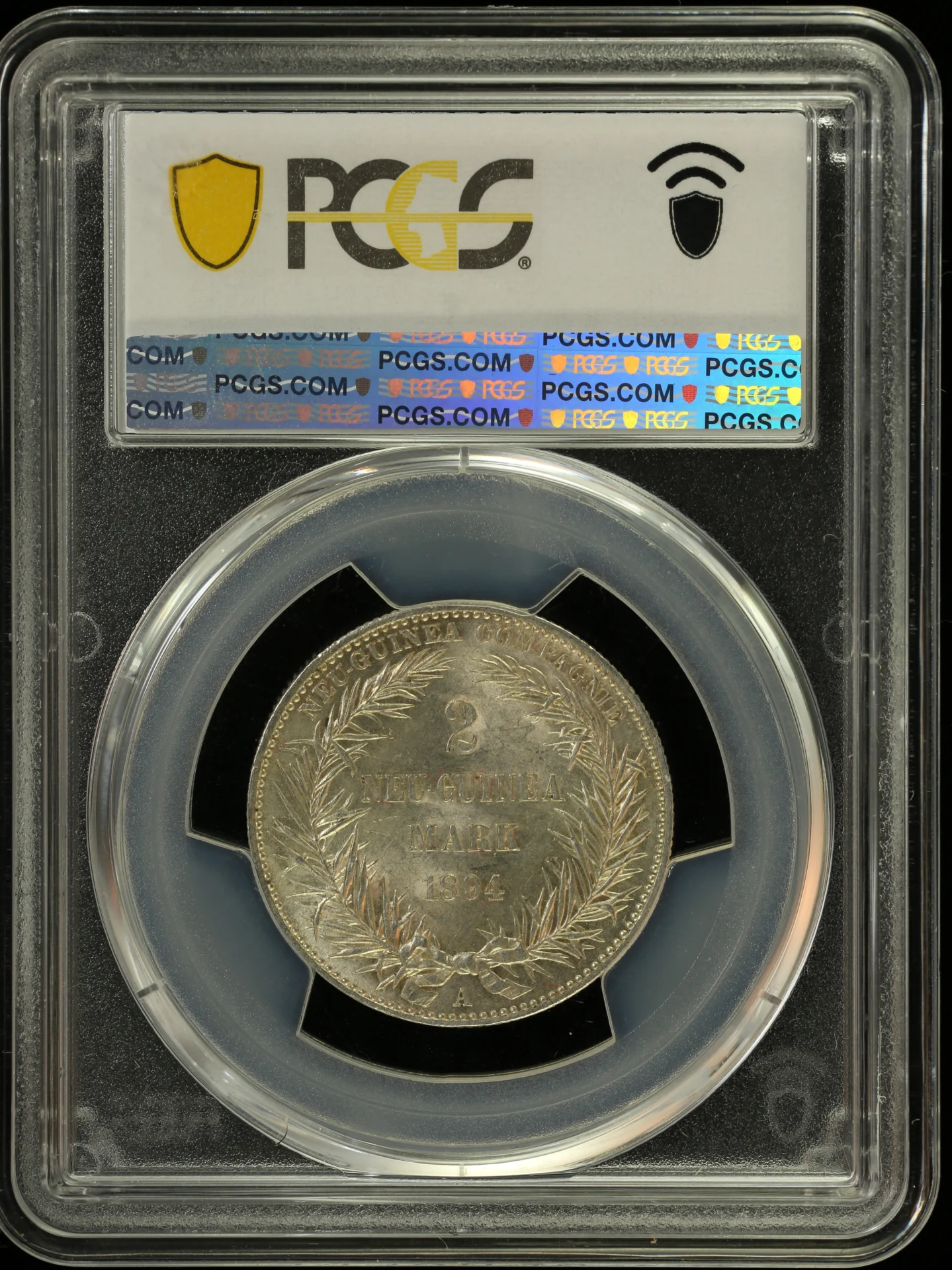 Australia & Oceania German New Guinea World Coins German New Guinea 2 Mark 1894 A PCGS MS63 0164554 German New Guinea 2 Mark 1894 A PCGS MS63 0164554German New Guinea 2 Mark 1894 A PCGS MS63 0164554 - Image 2