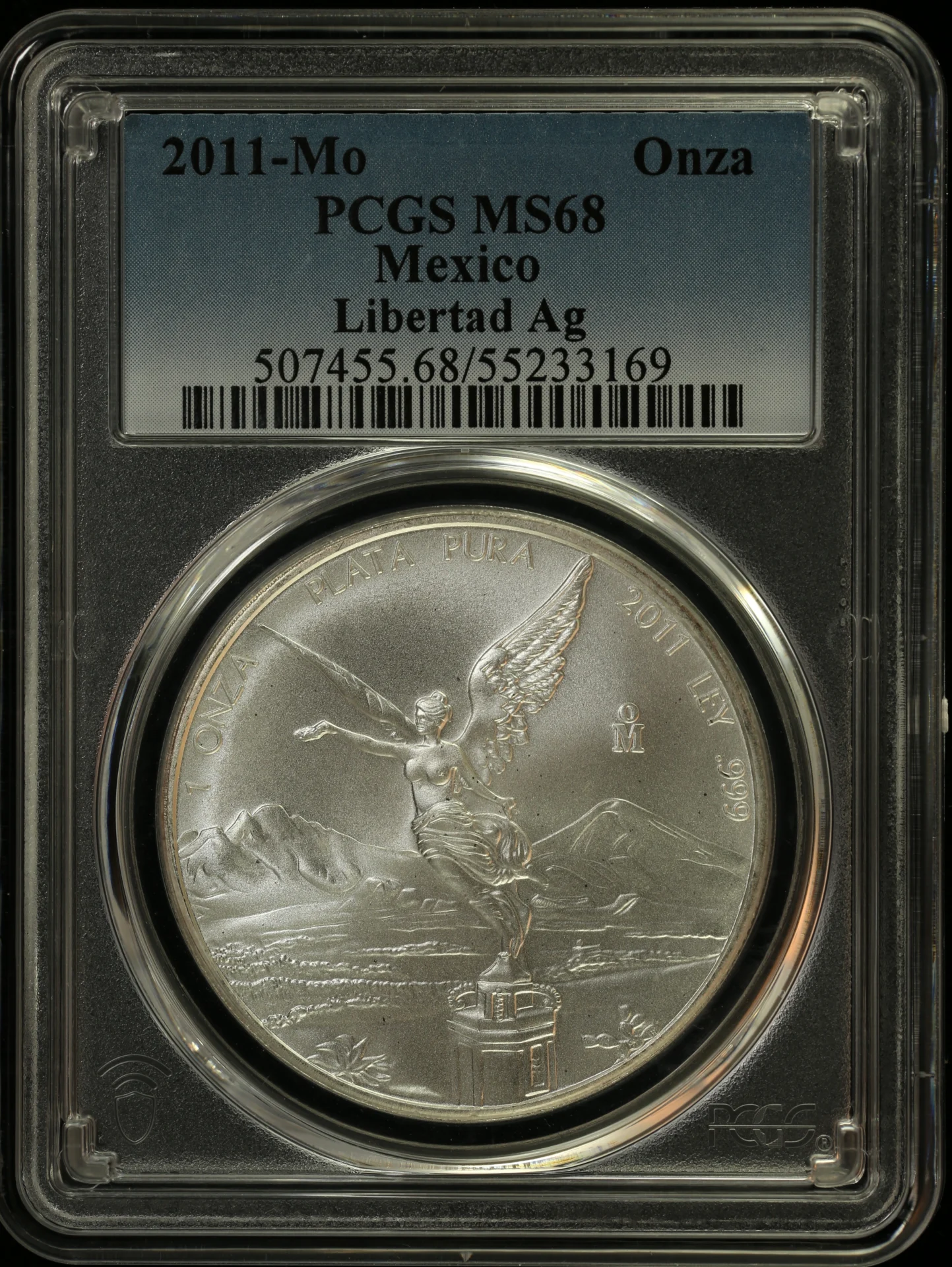 Modern Silver & Minors Onza 2011 Mo PCGS MS68 0164648