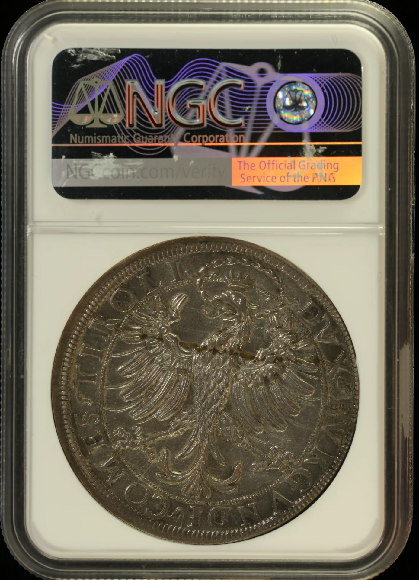 Austria Europe World Coins Austria 2 Taler (1564-95) Hall DAV-8110 NGC AU58 0164404 Austria 2 Taler (1564-95) Hall DAV-8110 NGC AU58 0164404Austria 2 Taler (1564-95) Hall DAV-8110 NGC AU58 0164404 - Image 2