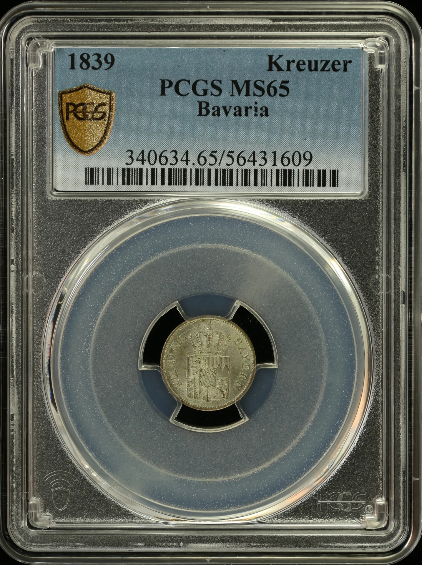 Europe Germany World Coins Germany Kreuzer 1839 Bavaria PCGS MS65 0164367 Germany Kreuzer 1839 Bavaria PCGS MS65 0164367Germany Kreuzer 1839 Bavaria PCGS MS65 0164367