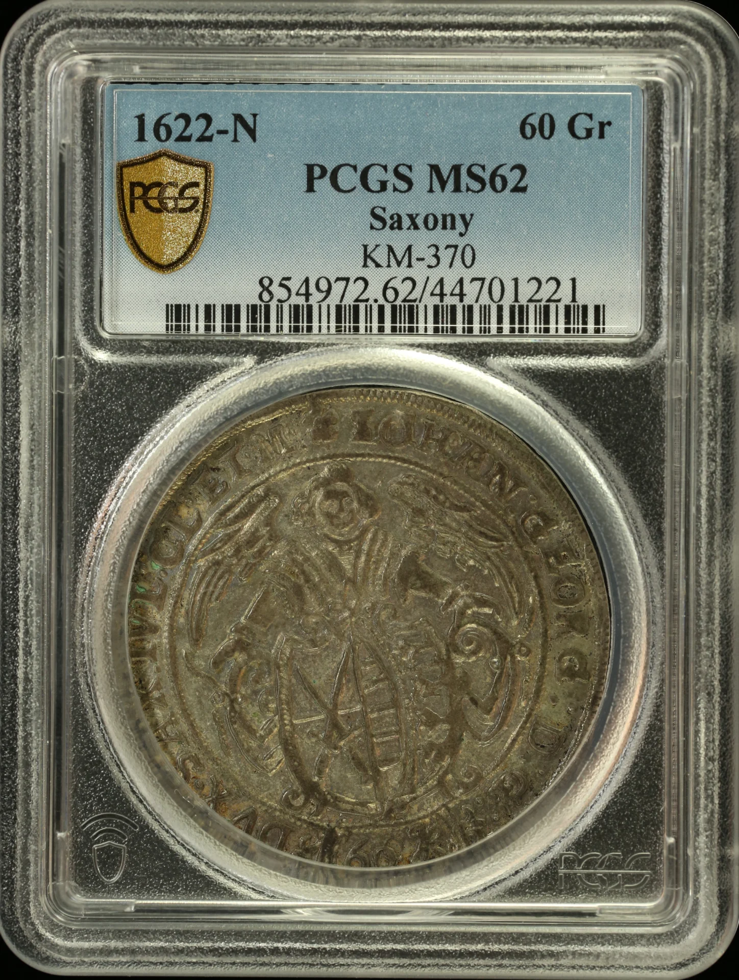 Europe Germany World Coins Germany 60 Groschen 1622 N Saxony KM-370 PCGS MS62 0164572 Germany 60 Groschen 1622 N Saxony KM-370 PCGS MS62 0164572