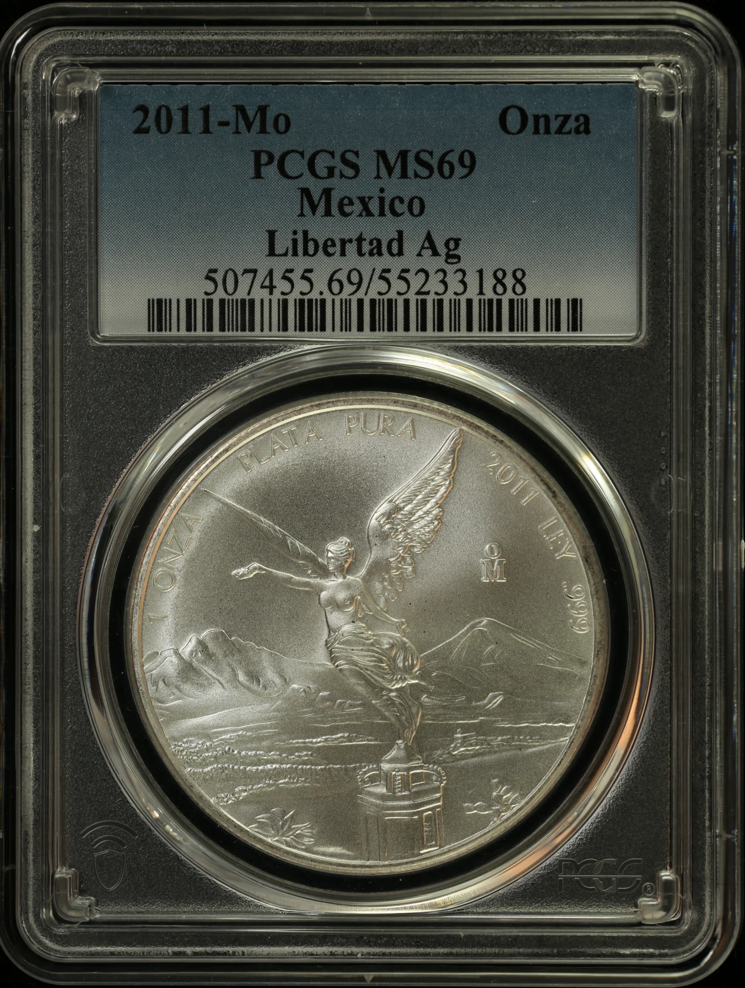 Modern Silver & Minors Onza 2011 Mo PCGS MS69 0164683