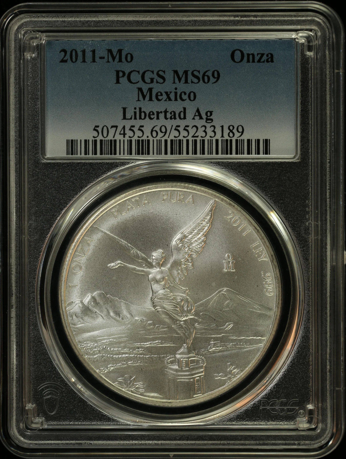 Modern Silver & Minors Onza 2011 Mo PCGS MS69 0164684