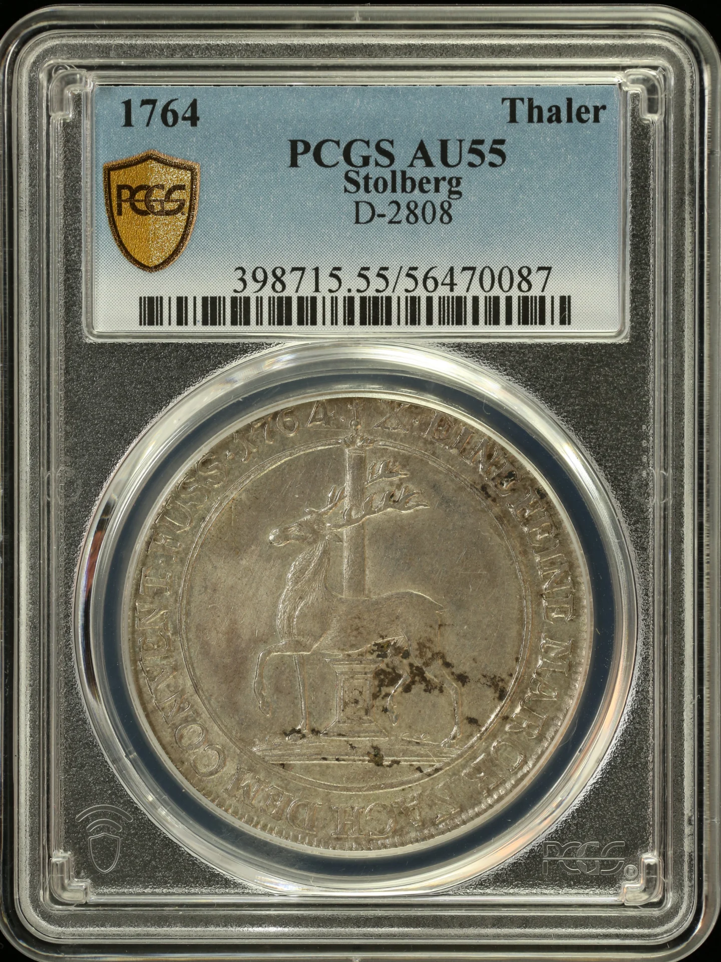Europe Germany World Coins Germany Thaler 1764 Stolberg PCGS AU55 0164577 Germany Thaler 1764 Stolberg PCGS AU55 0164577