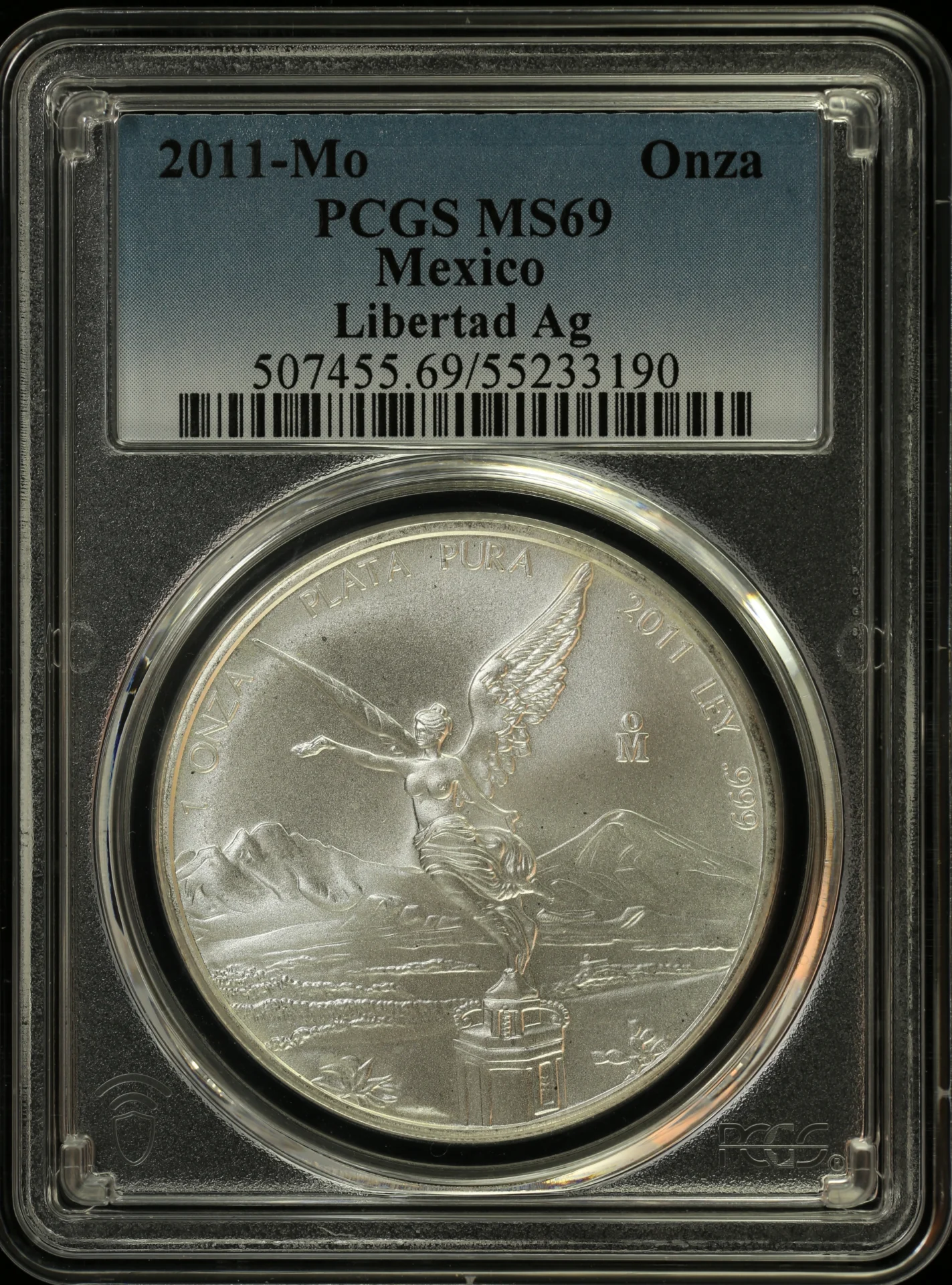 Modern Silver & Minors Onza 2011 Mo PCGS MS69 0164685
