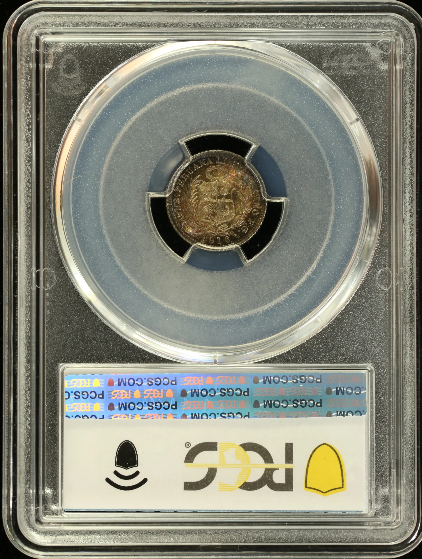 Latin American Coins Peru Peru 1/2 Dinero 1916 FG KM-206.2 PCGS MS66 0164782 Peru 1/2 Dinero 1916 FG KM-206.2 PCGS MS66 0164782Peru 1/2 Dinero 1916 FG KM-206.2 PCGS MS66 0164782 - Image 2