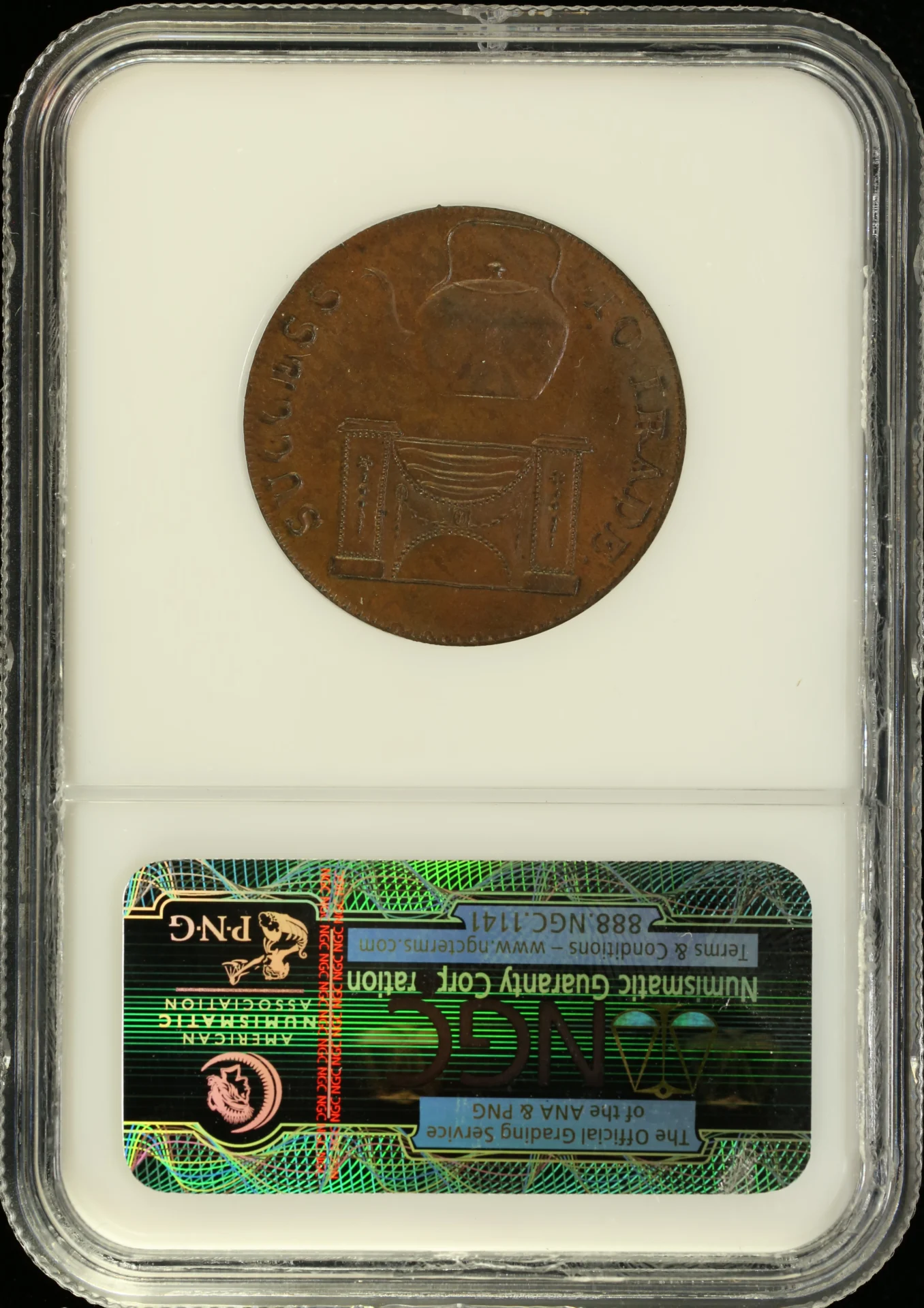 Europe UK (Great Britain) World Coins UK (Great Britain) 1/2 P Token (1790) Suffolk NGC MS62BN 0164871 UK (Great Britain) 1/2 P Token (1790) Suffolk NGC MS62BN 0164871UK (Great Britain) 1/2 P Token (1790) Suffolk NGC MS62BN 0164871 - Image 2