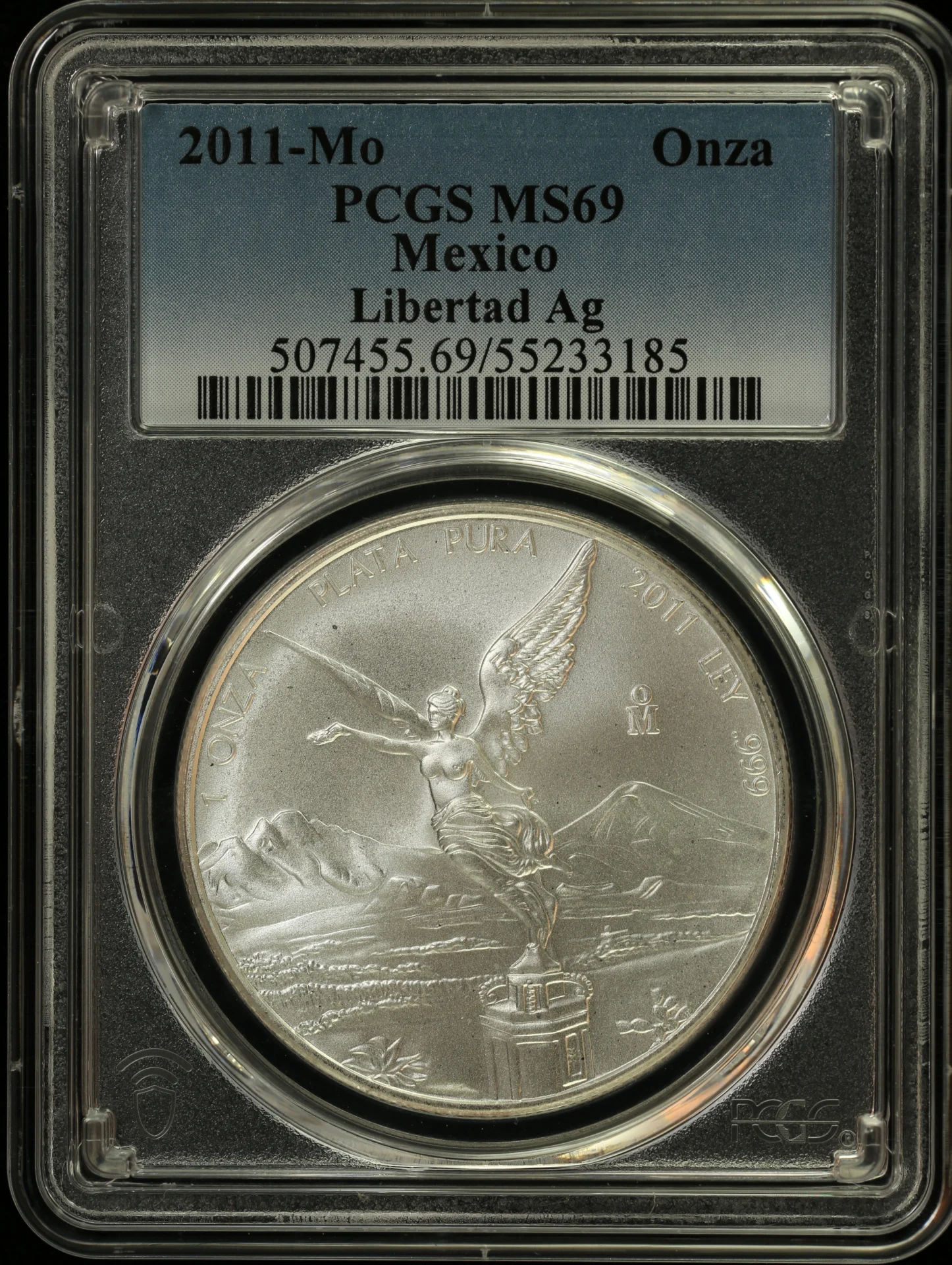 Modern Silver & Minors Onza 2011 Mo PCGS MS69 0164686