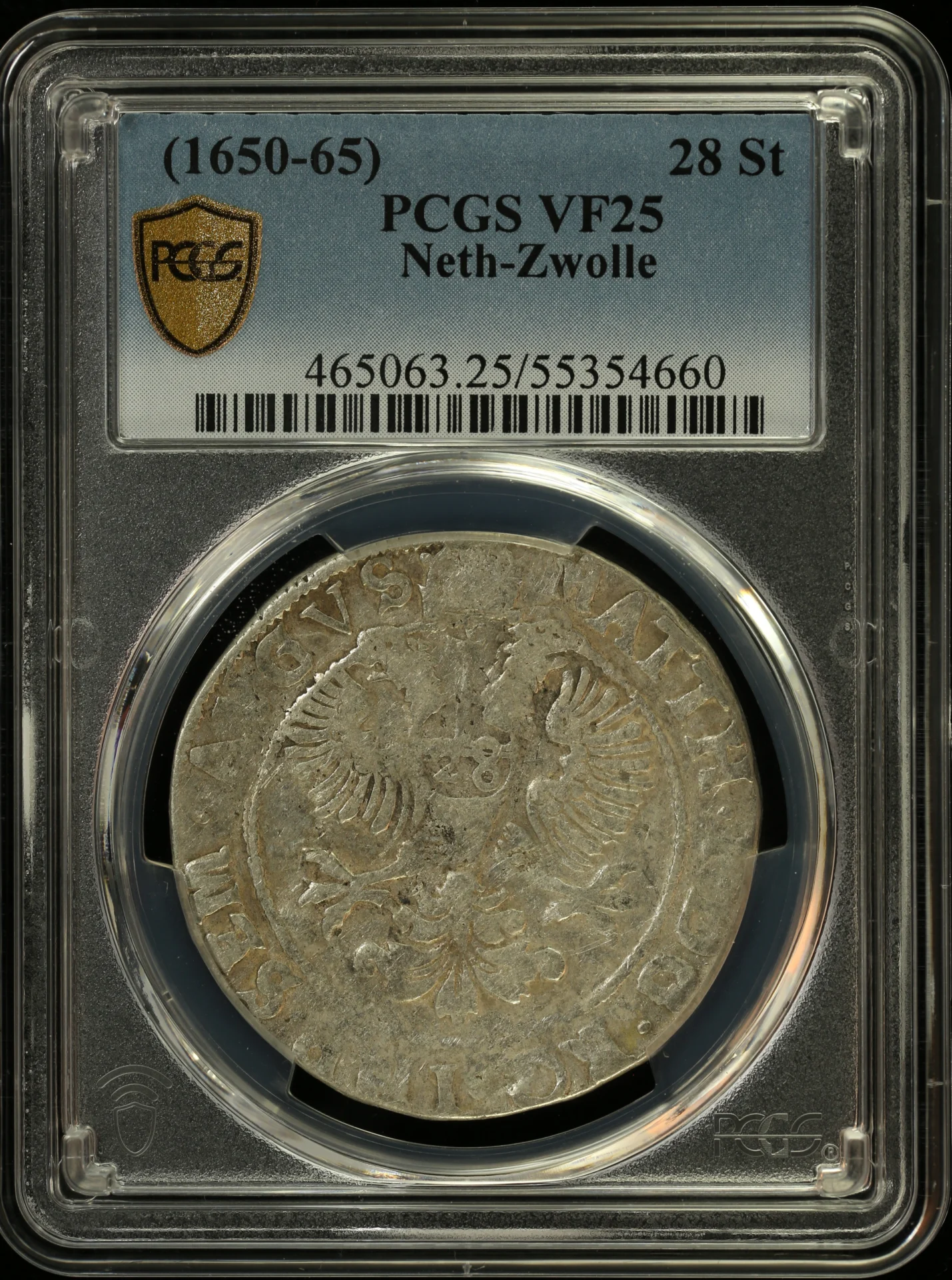 Netherlands 28 Stuiver (1650-65) Zwolle PCGS VF25 0164790