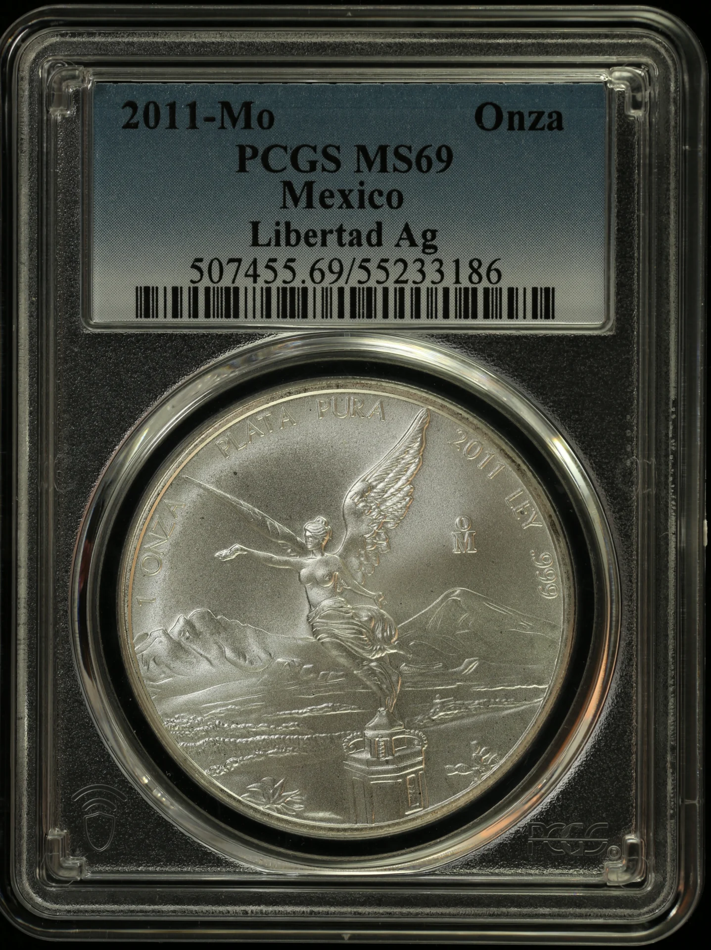 Modern Silver & Minors Onza 2011 Mo PCGS MS69 0164687