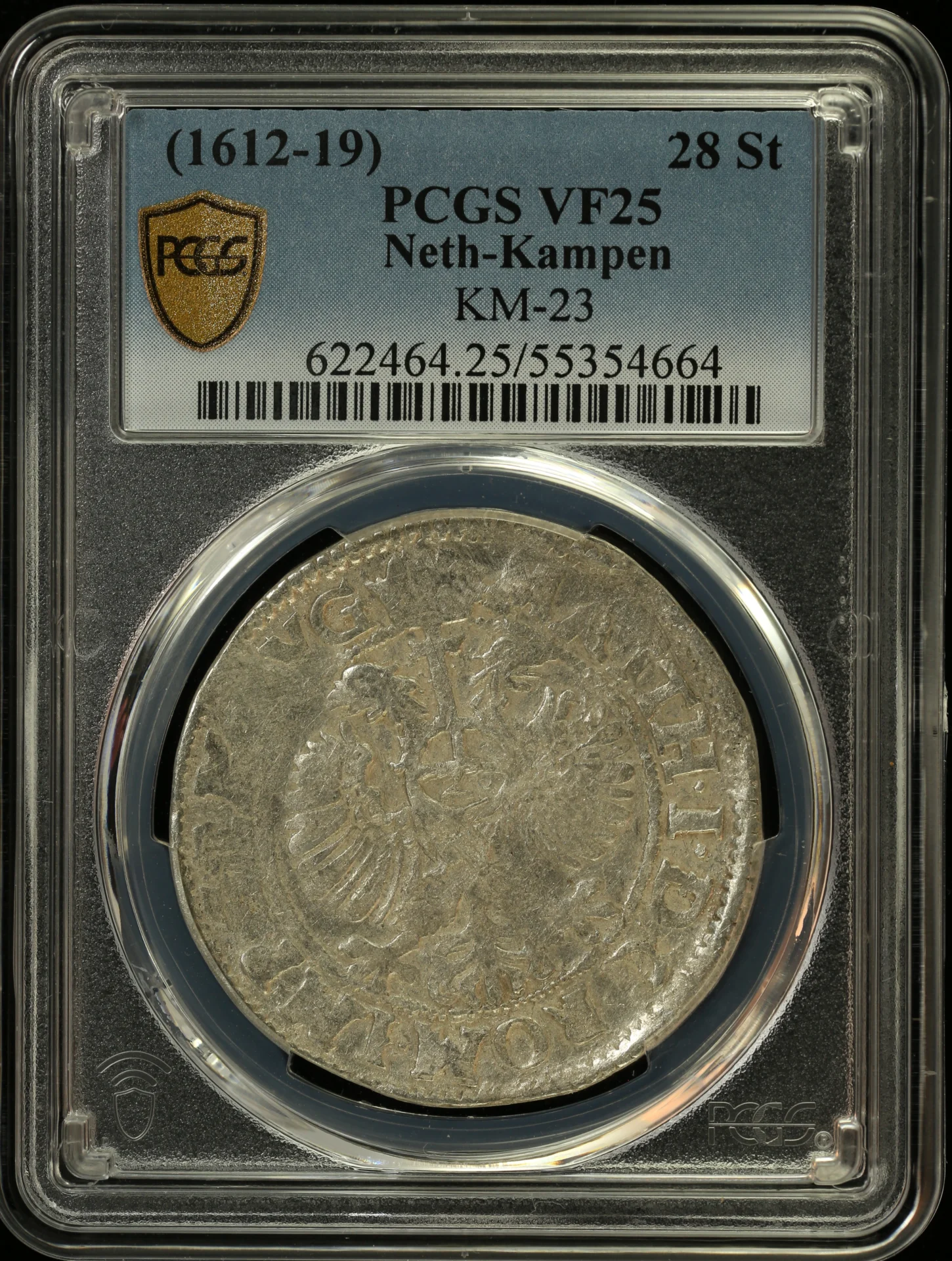 Netherlands 28 Stuiver (1612-19) Kampen KM-23 PCGS VF25 0164792